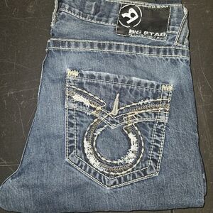 Big Star Men's Bootcut Jeans - Dark Blue